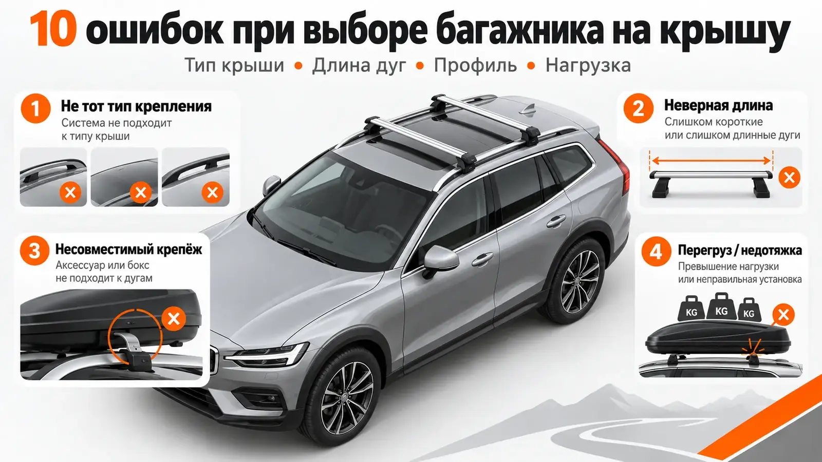 Как подобрать нужный размер поперечины