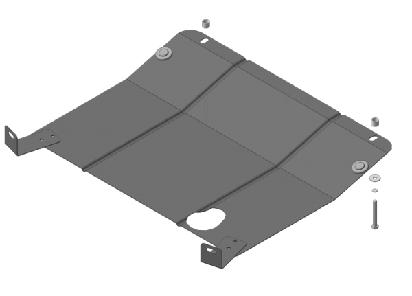 Защита MOTODOR двигателя, КПП Lada Kalina 2 2013-2018 универсал, Хэтчбек Защита MOTODOR двигателя, КПП Lada Kalina 2 2013-2018 универсал, Хэтчбек