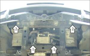 Защита MOTODOR радиатора, рулевых тяг Land Rover Discovery IV 2009-2014 Внедорожник Защита MOTODOR радиатора, рулевых тяг Land Rover Discovery IV 2009-2014 Внедорожник