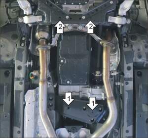 Защита MOTODOR КПП, разд.коробки Lexus GS 300/350 2005-2017 Седан Защита MOTODOR КПП, разд.коробки Lexus GS 300/350 2005-2017 Седан