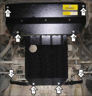 Защита MOTODOR двигателя, КПП Lexus LS 400  1994-2000 Седан