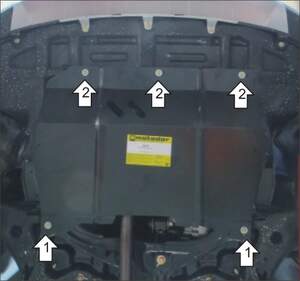 Защита MOTODOR двигателя, КПП Lifan X50 2015- Паркетник