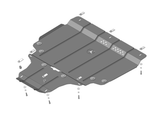 Защита MOTODOR двигателя, КПП Mercedes-benz GLA 2014- Паркетник Защита MOTODOR двигателя, КПП Mercedes-benz GLA 2014- Паркетник