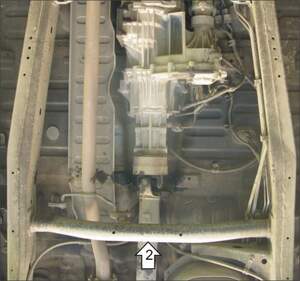 Усиленная защита раздаточной коробки (3 мм, сталь) для Mitsubishi L200 2006-2014, 2014-2015