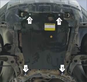 Защита MOTODOR двигателя, КПП Mitsubishi Lancer X 2007-2018 Седан, Хэтчбек Защита MOTODOR двигателя, КПП Mitsubishi Lancer X 2007-2018 Седан, Хэтчбек