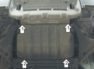 Защита MOTODOR двигателя, переднего дифференциала Mitsubishi Pajero IV 2006-2018 Внедорожник Защита MOTODOR двигателя, переднего дифференциала Mitsubishi Pajero IV 2006-2018 Внедорожник
