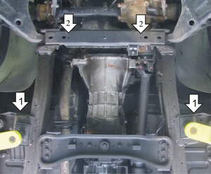 Защита MOTODOR КПП Mitsubishi Pajero Sport II  2008-2018 Внедорожник