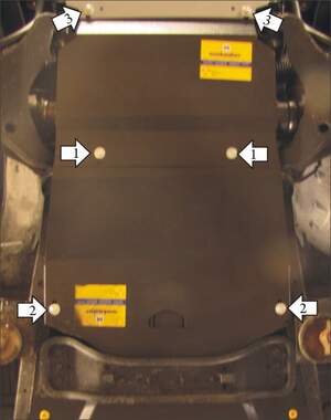 Усиленная защита картера двигателя, переднего дифференциала, КПП (3 мм, сталь) для Mitsubishi Pajero Sport II 2008-2011 Усиленная защита картера двигателя, переднего дифференциала, КПП (3 мм, сталь) для Mitsubishi Pajero Sport II 2008-2011