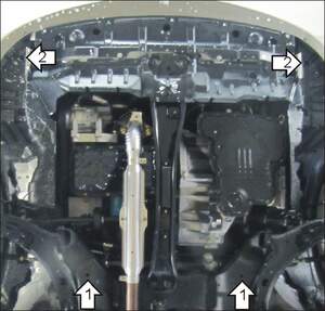 Защита MOTODOR двигателя, КПП Nissan Almera Classic  2006-2012 Седан