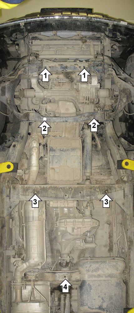 Усиленная защита картера двигателя, КПП, раздаточной коробки (3 мм, сталь) для Nissan Navara 2004-2016 Усиленная защита картера двигателя, КПП, раздаточной коробки (3 мм, сталь) для Nissan Navara 2004-2016