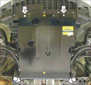 Защита MOTODOR двигателя, КПП Nissan Note 2006-2014 Вэн Защита MOTODOR двигателя, КПП Nissan Note 2006-2014 Вэн