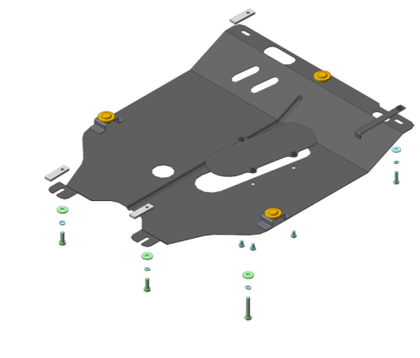 Защита MOTODOR двигателя, КПП Nissan Note 2006-2014 Вэн Защита MOTODOR двигателя, КПП Nissan Note 2006-2014 Вэн