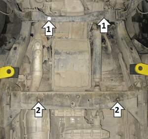Защита MOTODOR КПП Nissan Pathfinder 2005-2014 Внедорожник Защита MOTODOR КПП Nissan Pathfinder 2005-2014 Внедорожник