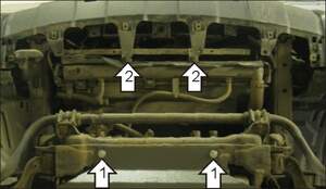 Защита MOTODOR радиатора Nissan Pathfinder 2005-2010 Внедорожник Защита MOTODOR радиатора Nissan Pathfinder 2005-2010 Внедорожник