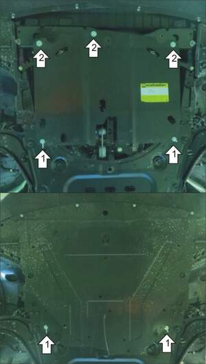 Защита MOTODOR двигателя, КПП NISSAN Qashqai 2014-2015 Внедорожник