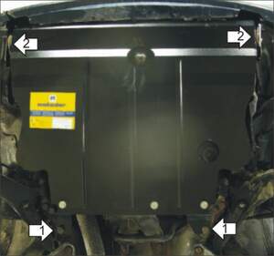 Защита MOTODOR двигателя, КПП Nissan R Nessa 1997-2001 Вэн Защита MOTODOR двигателя, КПП Nissan R Nessa 1997-2001 Вэн
