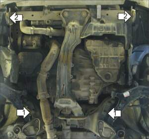 Защита MOTODOR двигателя, КПП Nissan R Nessa 1997-2001 Вэн Защита MOTODOR двигателя, КПП Nissan R Nessa 1997-2001 Вэн