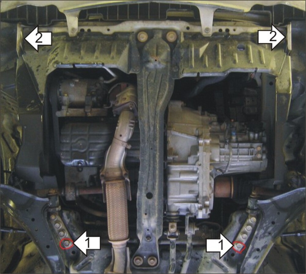 Защита MOTODOR двигателя, КПП Nissan Serena 1999-2005 Вэн Защита MOTODOR двигателя, КПП Nissan Serena 1999-2005 Вэн