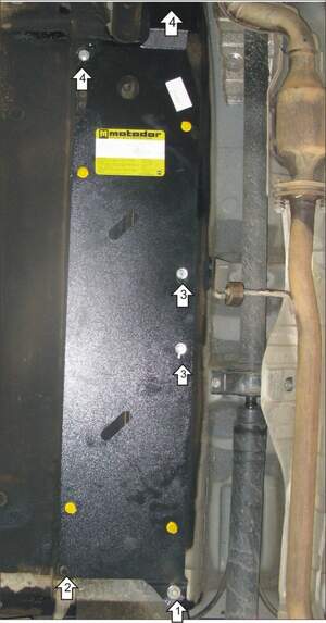 Усиленная защита топливных трубок (3 мм, сталь) для Nissan X-Trail 2007-2015 Усиленная защита топливных трубок (3 мм, сталь) для Nissan X-Trail 2007-2015