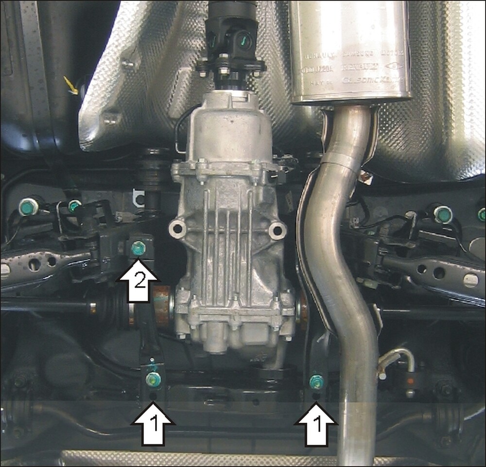 Усиленная защита заднего дифференциала (3 мм, сталь) для Nissan X-Trail 2007-2015, 2015- Усиленная защита заднего дифференциала (3 мм, сталь) для Nissan X-Trail 2007-2015, 2015-