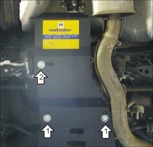 Усиленная защита заднего дифференциала (3 мм, сталь) для Nissan X-Trail 2007-2015, 2015- Усиленная защита заднего дифференциала (3 мм, сталь) для Nissan X-Trail 2007-2015, 2015-