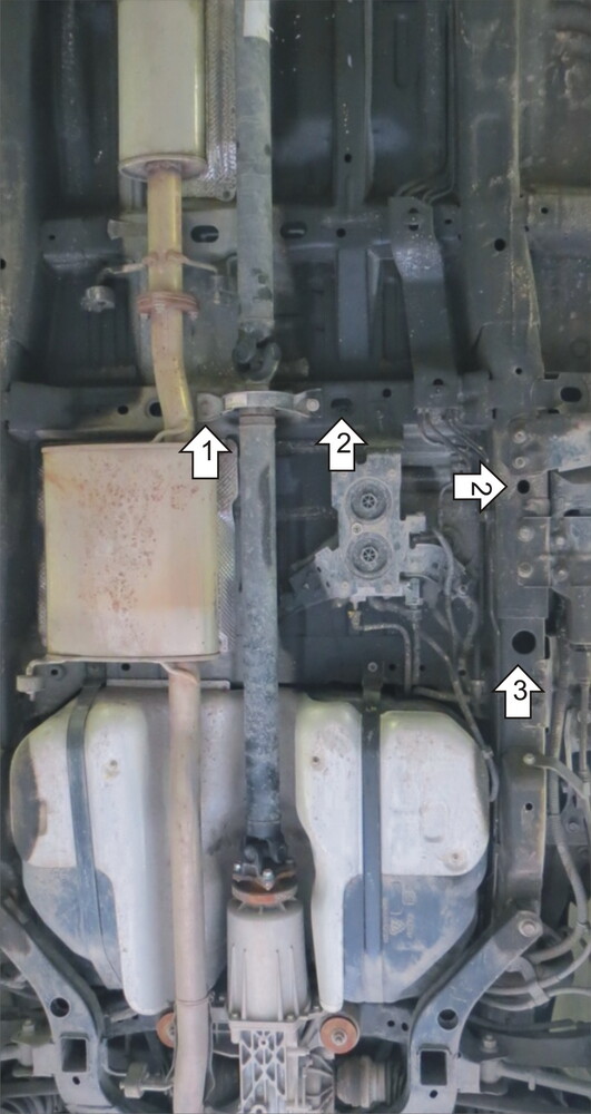 Защита MOTODOR абсорбера, топл.фильтра, подвесного подшипника кард.вала Opel Antara 2006-2017 Внедорожник Защита MOTODOR абсорбера, топл.фильтра, подвесного подшипника кард.вала Opel Antara 2006-2017 Внедорожник