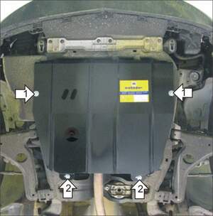Защита MOTODOR двигателя, КПП Opel Astra G  1998-2005 Хэтчбек, универсал, Седан