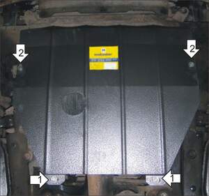 Защита MOTODOR двигателя, КПП Opel Astra G  1998-2005 Хэтчбек, универсал, Седан
