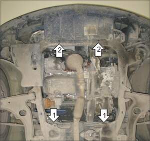 Защита MOTODOR двигателя, КПП Opel Astra H 2004-2010 универсал, Седан, Хэтчбек