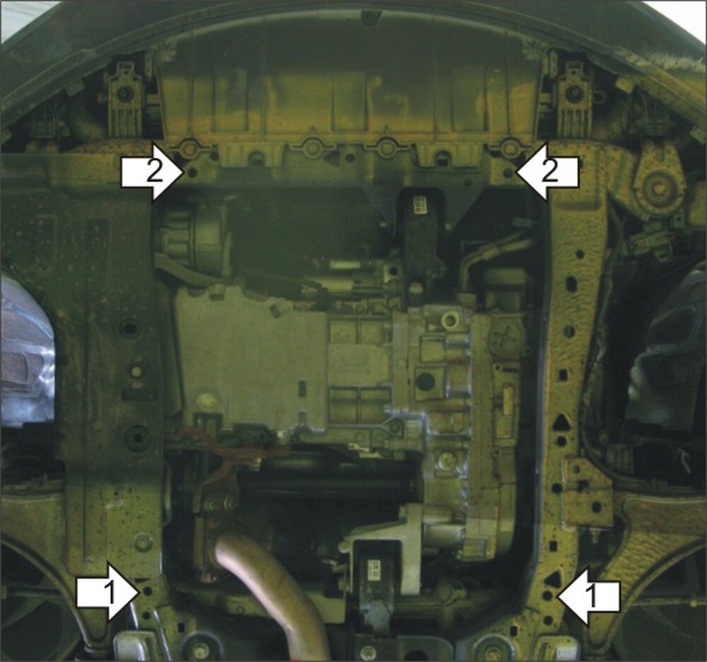 Усиленная защита картера двигателя, КПП (2 мм, сталь) для Opel Insignia седан/универсал/хетчбек 2008-2015 Усиленная защита картера двигателя, КПП (2 мм, сталь) для Opel Insignia седан/универсал/хетчбек 2008-2015