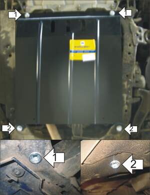 Защита MOTODOR двигателя, КПП Opel Vectra C 2002-2008 Седан