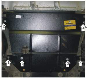 Защита MOTODOR двигателя, КПП Peugeot 807 2002-2006 Вэн Защита MOTODOR двигателя, КПП Peugeot 807 2002-2006 Вэн