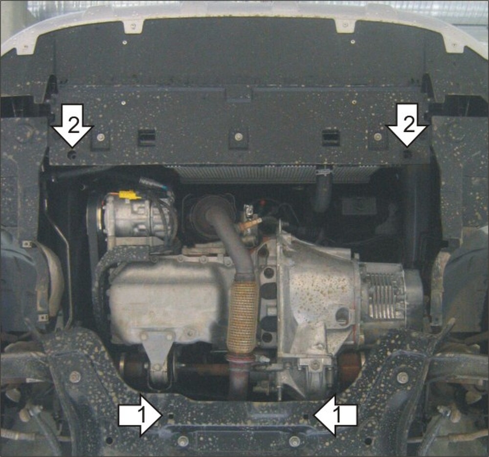 Защита MOTODOR двигателя, КПП Peugeot Partner Tepee 2008- Вэн Защита MOTODOR двигателя, КПП Peugeot Partner Tepee 2008- Вэн
