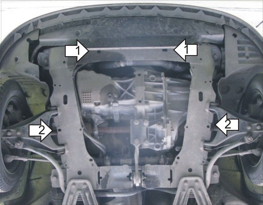 Защита MOTODOR двигателя, КПП Renault Clio Symbol 1998-2008 Седан Защита MOTODOR двигателя, КПП Renault Clio Symbol 1998-2008 Седан