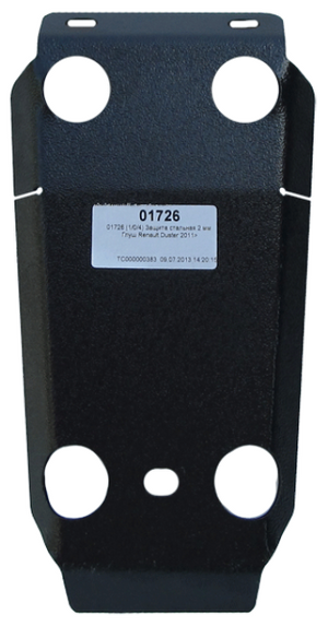 Защита MOTODOR глушителя Renault Duster 2012-2015 Внедорожник