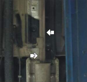 Защита MOTODOR глушителя Renault Duster 2012-2015 Внедорожник