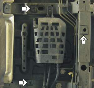 Защита MOTODOR абсорбера Saturn VUE 2001-2006