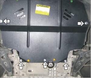 Защита MOTODOR двигателя, КПП SEAT Altea Freetrack 2006-2018 Вэн Защита MOTODOR двигателя, КПП SEAT Altea Freetrack 2006-2018 Вэн