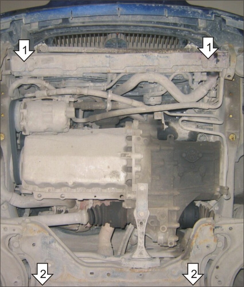 Защита MOTODOR двигателя, КПП Skoda Octavia I 1996-2004 Хэтчбек, универсал Защита MOTODOR двигателя, КПП Skoda Octavia I 1996-2004 Хэтчбек, универсал