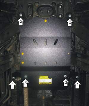 Защита MOTODOR КПП, разд.коробки Ssangyong Stavic 2013- Внедорожник Защита MOTODOR КПП, разд.коробки Ssangyong Stavic 2013- Внедорожник