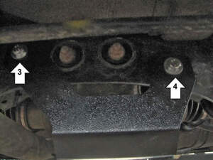 Усиленная защита заднего дифференциала (3 мм, сталь) для Subaru Forester 2002-2008 Усиленная защита заднего дифференциала (3 мм, сталь) для Subaru Forester 2002-2008