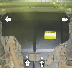 Защита MOTODOR двигателя Subaru Forester  2013- Внедорожник