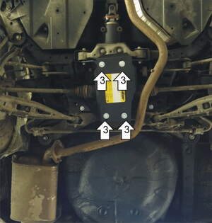 Усиленная защита заднего дифференциала (3 мм, сталь) для Subaru Forester 2013-2018 Усиленная защита заднего дифференциала (3 мм, сталь) для Subaru Forester 2013-2018
