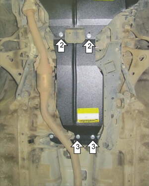 Усиленная защита КПП (2 мм, сталь) для Subaru Forester 2013-2018