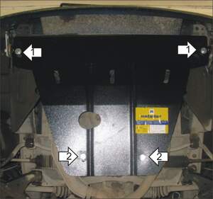 Защита MOTODOR двигателя Subaru Impreza  1992-2000 купе