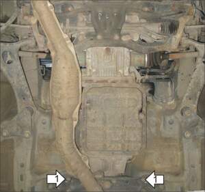 Усиленная защита КПП (2 мм, сталь) для Subaru Outback 2003-2009, Subaru Legacy седан/универсал 2006-2009, Subaru Impreza WRX хетчбек 2007-2011, Subaru Impr