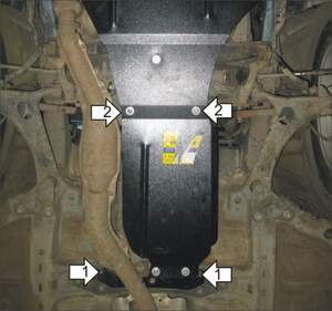 Защита MOTODOR КПП Subaru Legacy  2006-2009 универсал, Седан