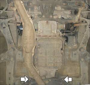 Защита MOTODOR КПП Subaru Outback  2003-2009 универсал