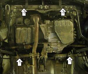 Усиленная защита картера двигателя, КПП (2 мм, сталь) для Suzuki Ignis 2003-2008