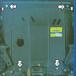 Защита MOTODOR двигателя, КПП Tagaz Tingo 2010-2014 Внедорожник Защита MOTODOR двигателя, КПП Tagaz Tingo 2010-2014 Внедорожник